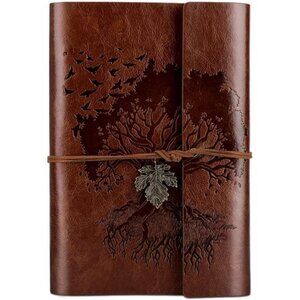 Leather Journals Notebooks with BlankPages,Vintage Refillable Journal forWriting